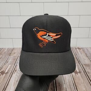 Sports Specialties Baltimore Orioles Vintage Plain Logo Adjustable Trucker Hat